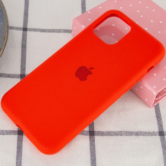 Чохол для Apple iPhone 11 Pro Max (6.5") - Silicone Case Full Protective (AA) (Червоний / Red)