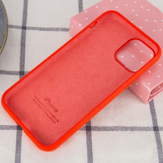Чохол Silicone Case Full Protective (AA) для Apple iPhone 11 Pro Max (6.5") Червоний / Red - зображення 2 
