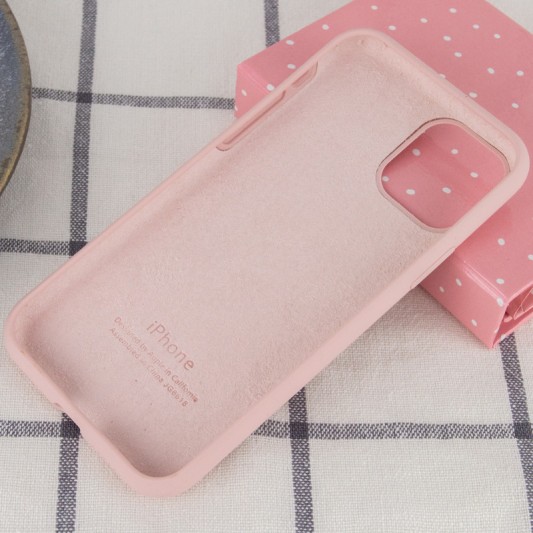 Чохол Silicone Case Full Protective (AA) для Apple iPhone 11 Pro Max (6.5") Рожевий / Pink Sand - зображення 2 