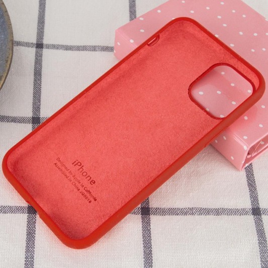 Чохол Silicone Case Full Protective (AA) для Apple iPhone 11 Pro Max (6.5") Червоний / Dark Red - зображення 2 