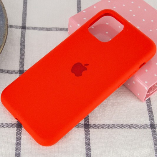 Чехол Silicone Case Full Protective (AA) для Apple iPhone 11 Pro (5.8") Красный / Red - изображение 1