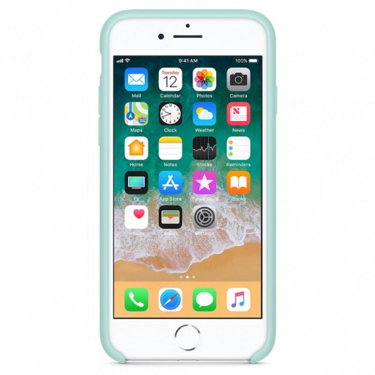 Чехол Silicone Case without Logo (AA) для Apple iPhone 11 Pro (5.8") Голубой / Marine Green - изображение 1