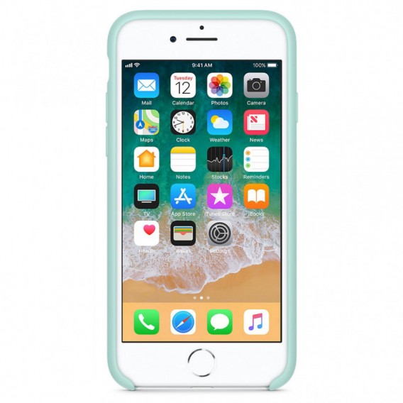 Чохол для Apple iPhone 11 Pro (5.8") - Silicone Case without Logo (AA) (Блакитний / Marine Green)