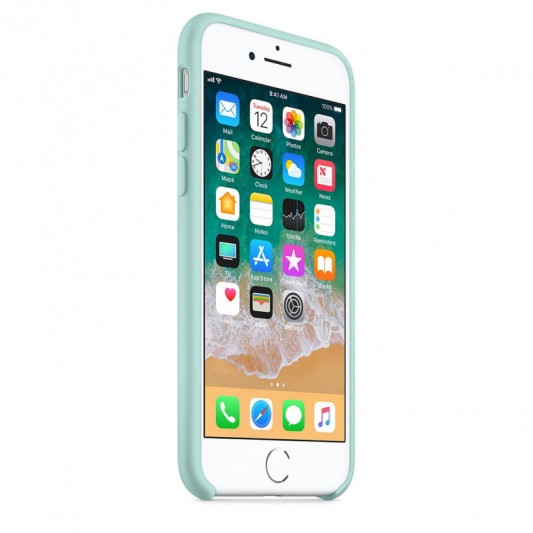 Чехол Silicone Case without Logo (AA) для Apple iPhone 11 Pro (5.8") Голубой / Marine Green - изображение 2