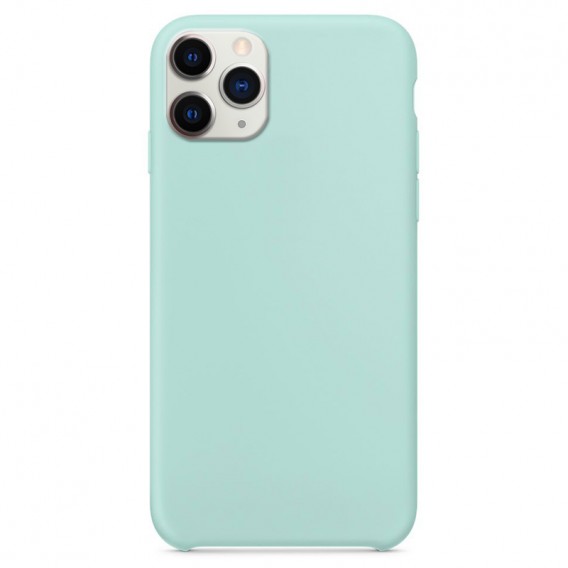 Чохол для Apple iPhone 11 Pro (5.8") - Silicone Case without Logo (AA) (Блакитний / Marine Green)