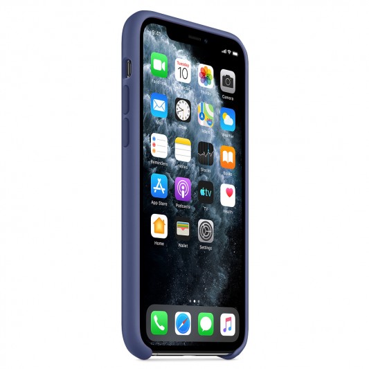 Чехол Silicone Case without Logo (AA) для Apple iPhone 11 Pro (5.8") Синий / Aqua Blue - изображение 2