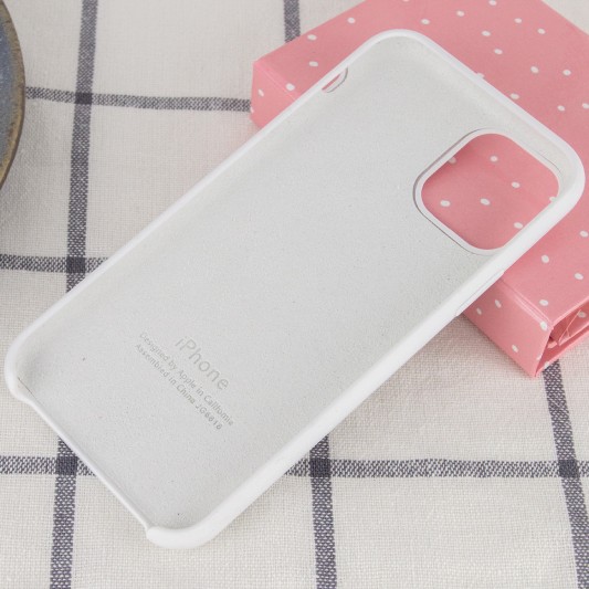 Чехол Silicone Case (AA) для Apple iPhone 11 Pro Max (6.5") Белый / White - изображение 2