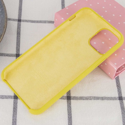 Чехол Silicone Case (AA) для Apple iPhone 11 Pro Max (6.5") Желтый / Yellow - изображение 2