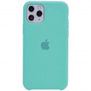 Чехол Silicone Case (AA) для Apple iPhone 11 Pro Max (6.5") Бирюзовый / Ice Blue