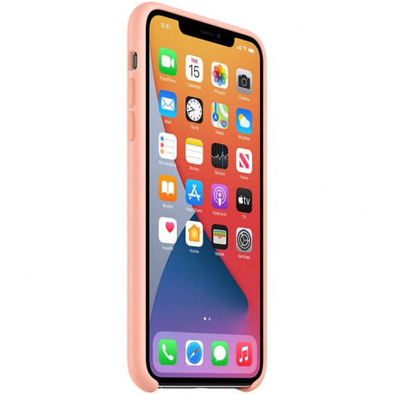 Чохол для Apple iPhone 11 Pro Max (6.5") - Silicone Case (AA) (Помаранчевий / Grapefruit)