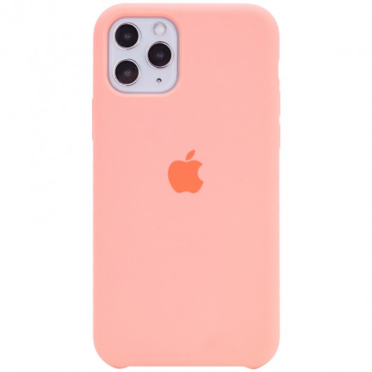 Чехол Silicone Case (AA) для Apple iPhone 11 Pro (5.8") Розовый / Flamingo