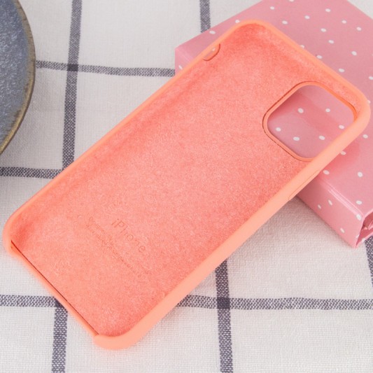 Чехол Silicone Case (AA) для Apple iPhone 11 Pro (5.8") Розовый / Flamingo - изображение 2