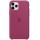 Чехол Silicone case (AAA) для Apple iPhone 11 Pro Max (6.5") Малиновый / Pomegranate