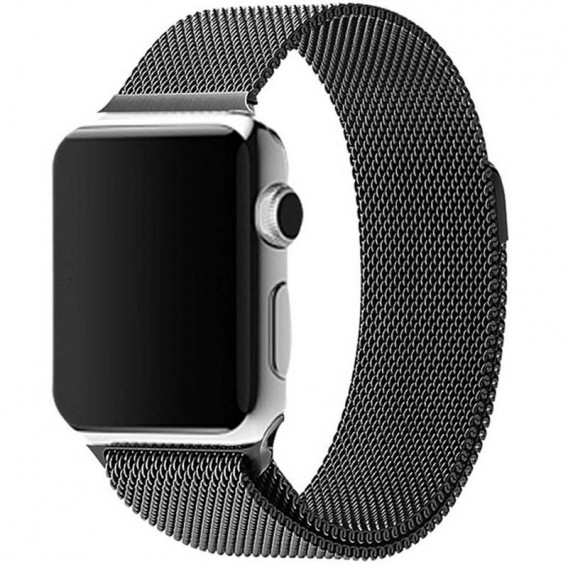 Ремінець Milanese Loop Design для Apple Watch 38/40/41/42mm(ser.10) Space grey