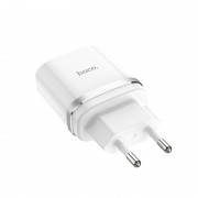 МЗП Hoco C12 Charger + Cable (Micro) 2.4A 2USB Білий