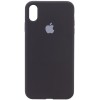 Чохол Silicone Case Full Protective (AA) для Apple iPhone X / XS (5.8") Чорний / Black