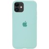 Чохол Silicone Case Full Protective (AA) для Apple iPhone 11 (6.1") Бірюзовий / Turquoise