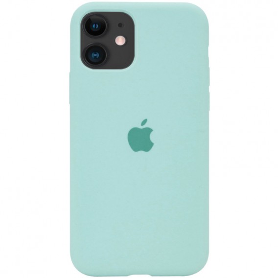 Чохол Silicone Case Full Protective (AA) для Apple iPhone 11 (6.1") Бірюзовий / Turquoise