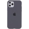 Чохол Silicone Case Full Protective (AA) для Apple iPhone 11 Pro (5.8") Сірий / Dark Gray