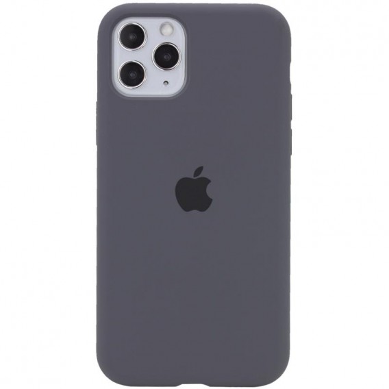 Чохол Silicone Case Full Protective (AA) для Apple iPhone 11 Pro (5.8") Сірий / Dark Gray