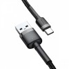 Дата кабель Baseus Cafule Type-C Cable 2A (3m) (CATKLF-U) Чорний / Сірий