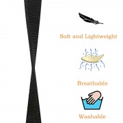 Ремінець Nylon для Apple Watch 42(ser.1-3)/44/45/46/49mm Чорний / Black