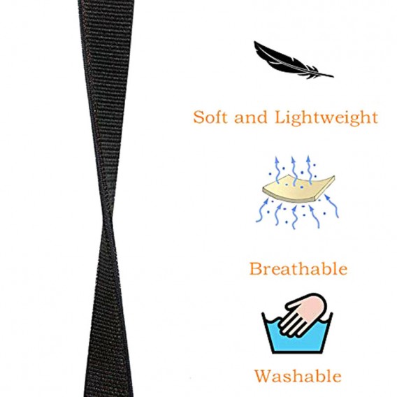 Ремінець Nylon для Apple Watch 42(ser.1-3)/44/45/46/49mm Чорний / Black