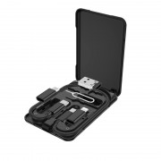 Дата кабель Hoco U86 "Treasure" 6in1 (0.28М) Чорний