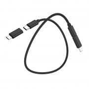 Дата кабель Hoco U86 "Treasure" 6in1 (0.28М) Чорний