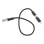 Дата кабель Hoco U86 "Treasure" 6in1 (0.28М) Чорний