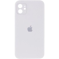 Чехол Silicone Case Square Full Camera Protective (AA) для Apple iPhone 11 (6.1") Белый / White