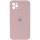 Чохол Silicone Case Square Full Camera Protective (AA) для Apple iPhone 11 Pro (5.8") Рожевий / Pink Sand