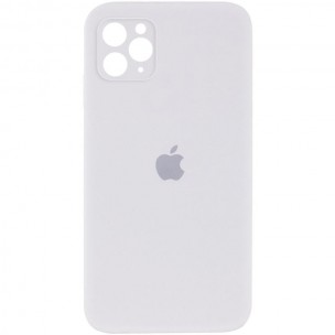 Чохол Silicone Case Square Full Camera Protective (AA) для Apple iPhone 11 Pro (5.8") Білий / White