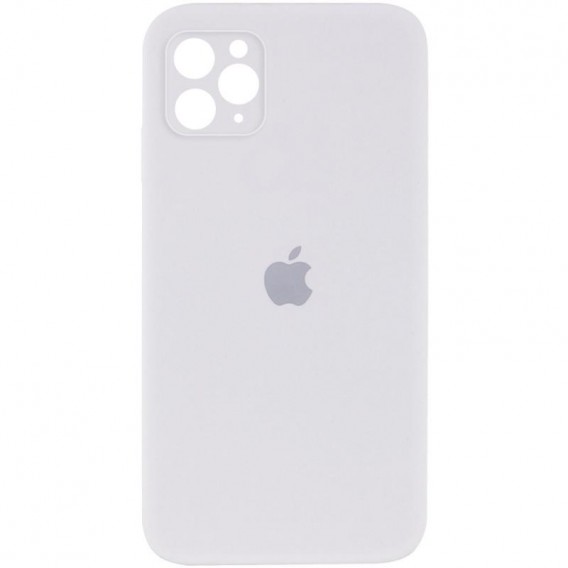 Чохол Silicone Case Square Full Camera Protective (AA) для Apple iPhone 11 Pro (5.8") Білий / White
