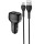 АЗП Hoco Z36 Leader 2.4A (2USB-A) + кабель USB to MicroUSB Черный