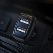 АЗП Hoco Z36 Leader 2.4A (2USB-A) + кабель USB to MicroUSB Чорний