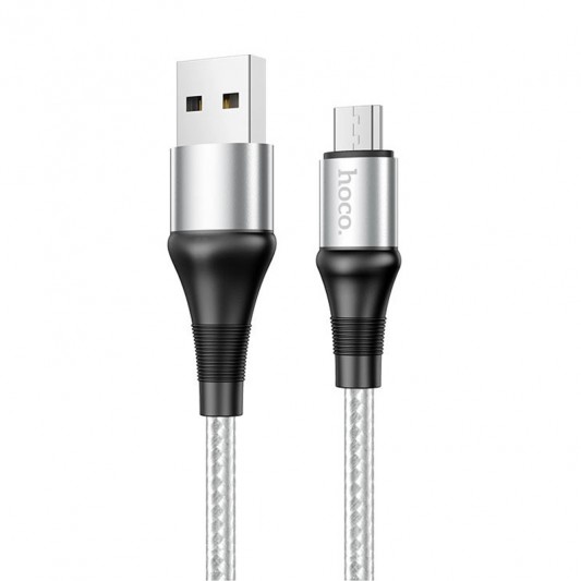Дата кабель Hoco X50 "Excellent" USB to MicroUSB (1m) Сірий