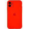 Чохол Silicone Case Full Camera Protective (AA) для Apple iPhone 12 (6.1") Червоний / Red