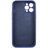Чохол Silicone Case Full Camera Protective (AA) для Apple iPhone 12 Pro (6.1") Синій / Deep navy