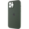 Чохол Silicone Case Full Camera Protective (AA) для Apple iPhone 12 Pro Max (6.7") Зелений / Cyprus Green