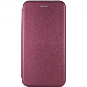 Кожаный чехол-книга Classy для Apple iPhone 11 (6.1") Бордовый