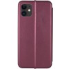 Кожаный чехол-книга Classy для Apple iPhone 11 (6.1") Бордовый