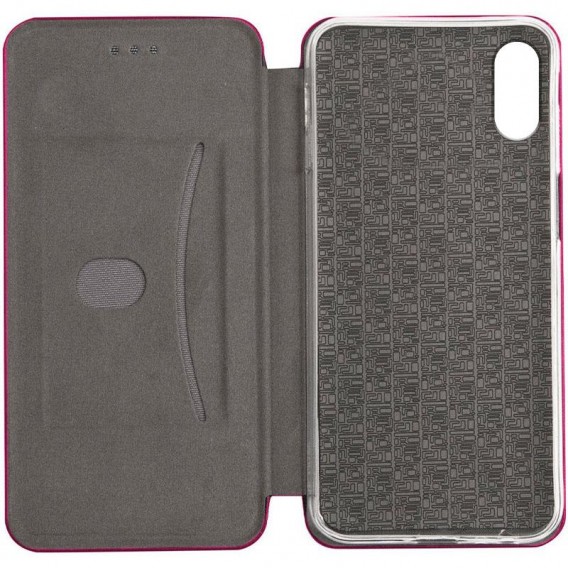 Шкіряний чохол-книжка Classy для Apple iPhone X / XS (5.8") Бордовий