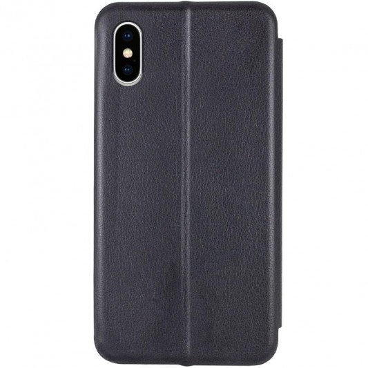 Шкіряний чохол-книжка Classy для Apple iPhone X / XS (5.8") Чорний - зображення 1 