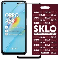 Защитное стекло SKLO 3D для Oppo A54 4G/A55 4G Черный