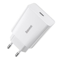 Блок живлення Baseus Speed Mini Quick Charger 20W (1USB-C) (CCFS-S) Білий