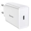 Блок питания Baseus Speed Mini Quick Charger 20W (1USB-C) (CCFS-S) Белый