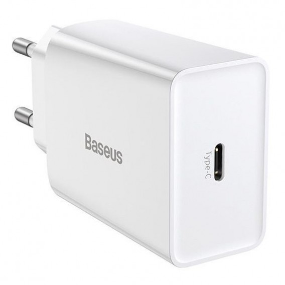 Блок живлення Baseus Speed Mini Quick Charger 20W (1USB-C) (CCFS-S) Білий