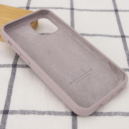 Чохол Silicone Case Full Protective (AA) для Apple iPhone 13 mini (5.4") Сірий / Lavender - зображення 2 