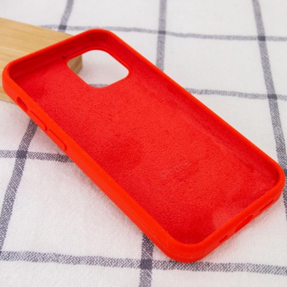 Чехол Silicone Case Full Protective (AA) Apple iPhone 13 (6.1") Красный / Red